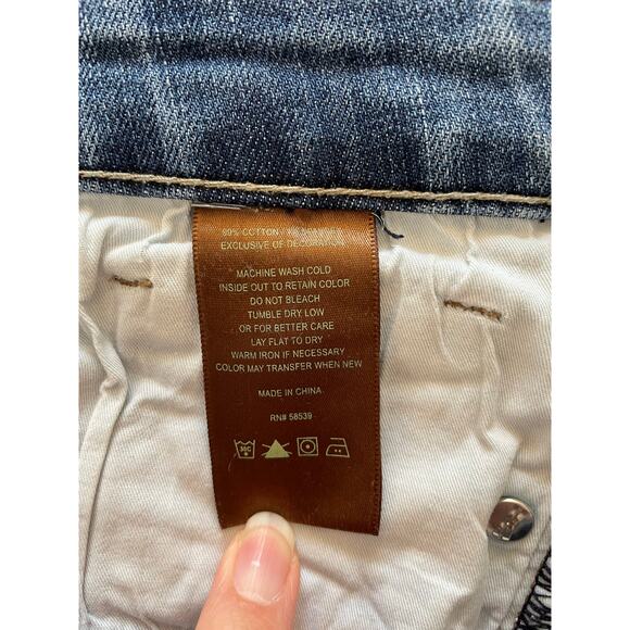 Kut from the Kloth Womens Jeans Size 10 Farrah Baby Bootcut Blue Denim Stretch - Picture 8 of 12